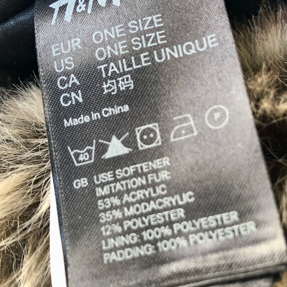 Men’s winter imitation fur aviator hat - Picture 5 of 5